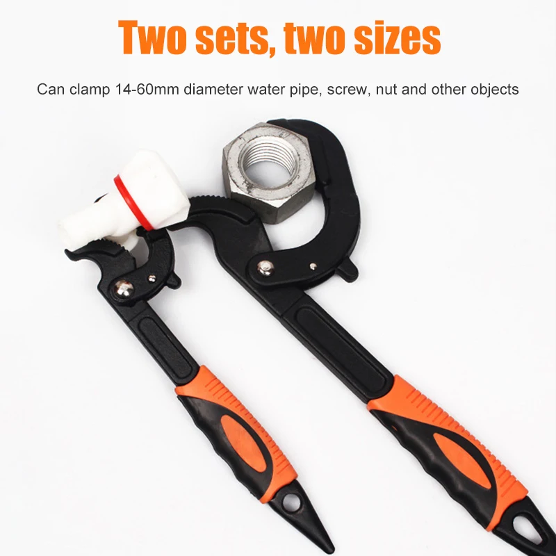 

New Hot Adjustable Wrench Tool Pipe Spanner Multi-function Universal for 14-60mm