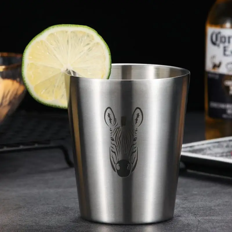 1 шт. Персонализированная кружка из нержавеющей стали чашка для питья пива сока