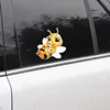 YJZT 14.4CM*15.2CM A Lovely Little Bee PVC Car Sticker Decal 12-300594 ► Photo 3/6