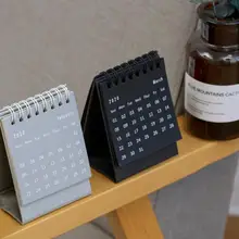 Настольный бумажный календарь, мини настольный календарь, настольный календарь с катушкой, сделай сам, блокнот, годовой Органайзер