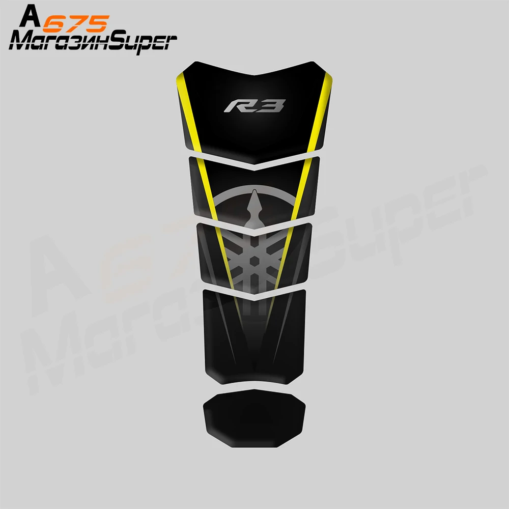 Для Yamaha YZF R25 R 25 R125 R3 газовая крышка поднята топливного бака Pad светоотражающие наклейки с эмблемами защита мотоцикла мото