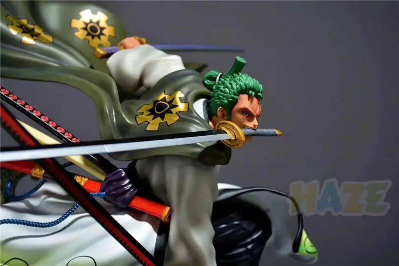 Одна деталь Roronoa Зоро кимоно Wano страна статуя 1/6 Масштаб ПВХ фигурка модель игрушки коллекция Аниме Фигурки игрушки 50 см
