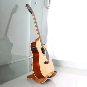 

Guitar Display Stand Wooden Stand up Detachable Universal Guitar Display Bracket Rack ENA88