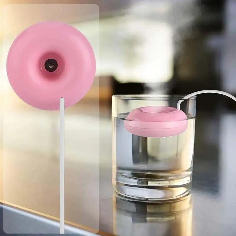 

Mini Portable Donuts USB Air Humidifier Purifier USB Aroma Essential Oil Diffuser Mist Maker For Home Atomizer Aromatherapy