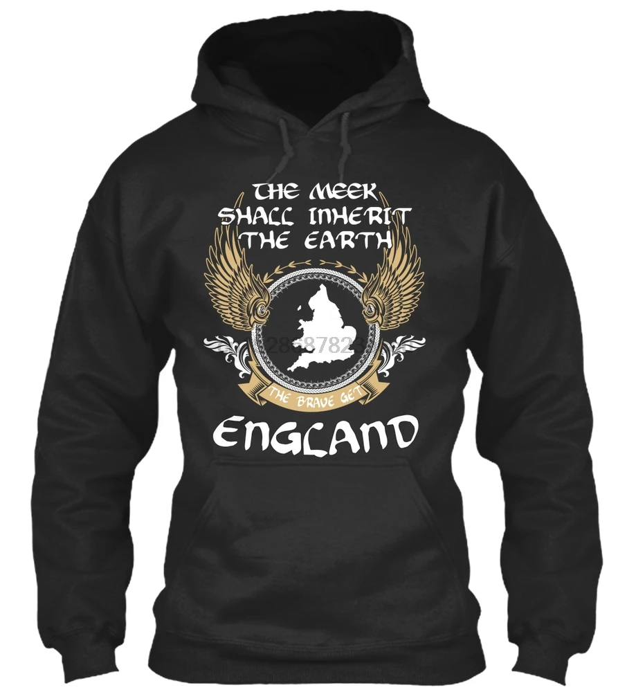 Мужская толстовка с капюшоном и длинным рукавом THE BRAVE GET ENGLAND женская уличная