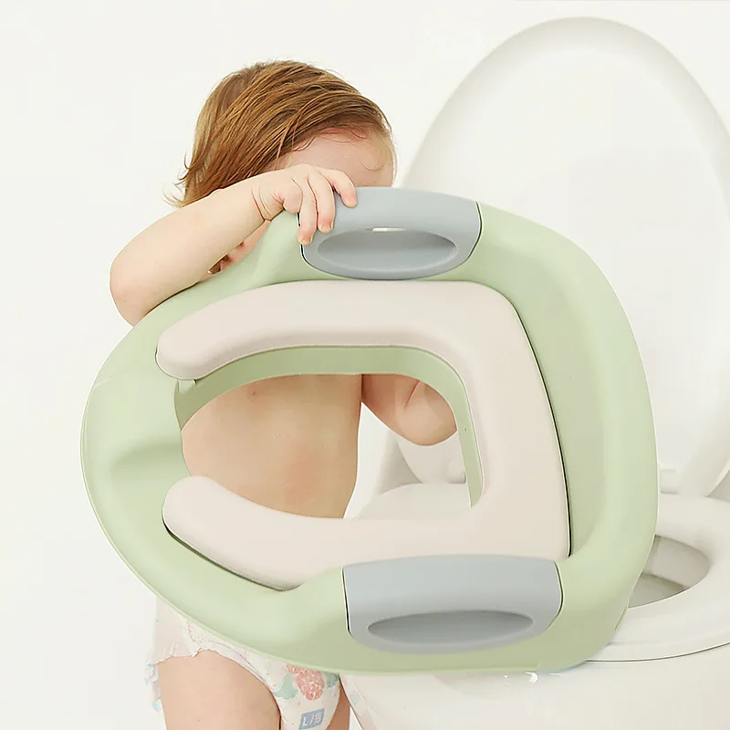 

Babymeaning Auxiliary Baby Chamber Pot Extra-large No. Babies' Potty Ring with Armrests Toilet for Kids