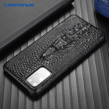 

For Samsung Galaxy S20 Ultra S20 Plus Case Genuine Cowhide Leather Heavy Duty Protection Cover For Samsung S 20 S10 Plus Coque