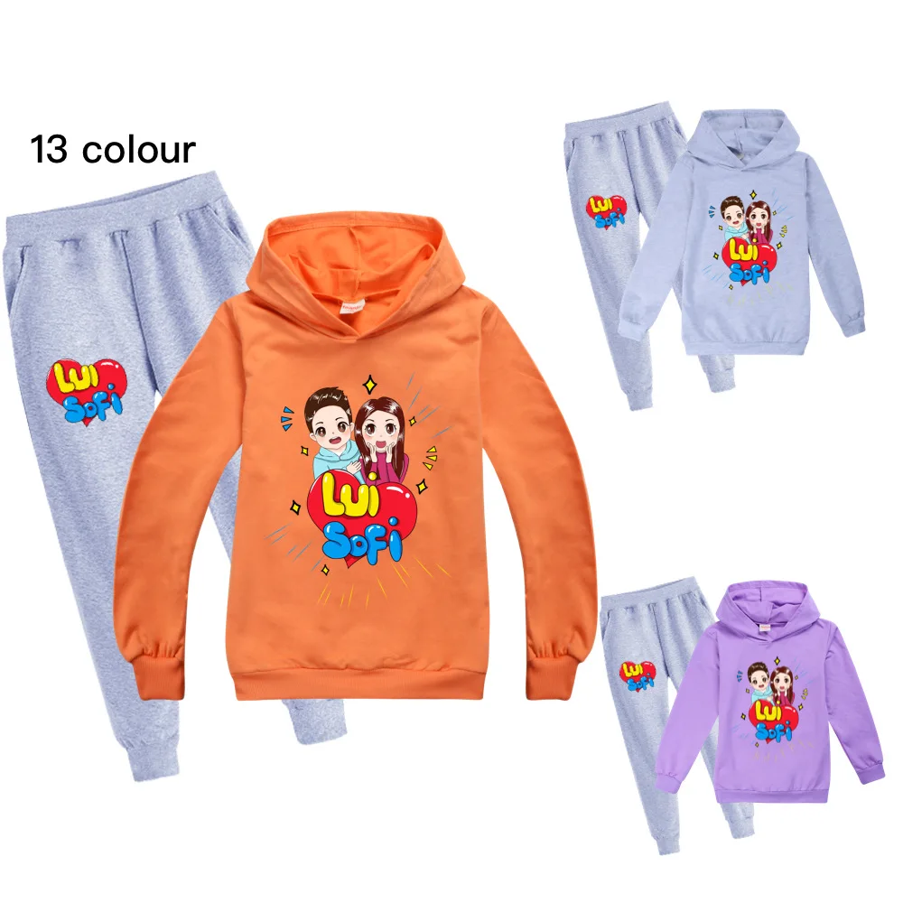 New Autumn Baby Me Contro Te Tuta Bambini Boy Girl Cotton Hoody Pants 2Pcssets Kids Leisure Sport Suit Abbigliamento Infantile