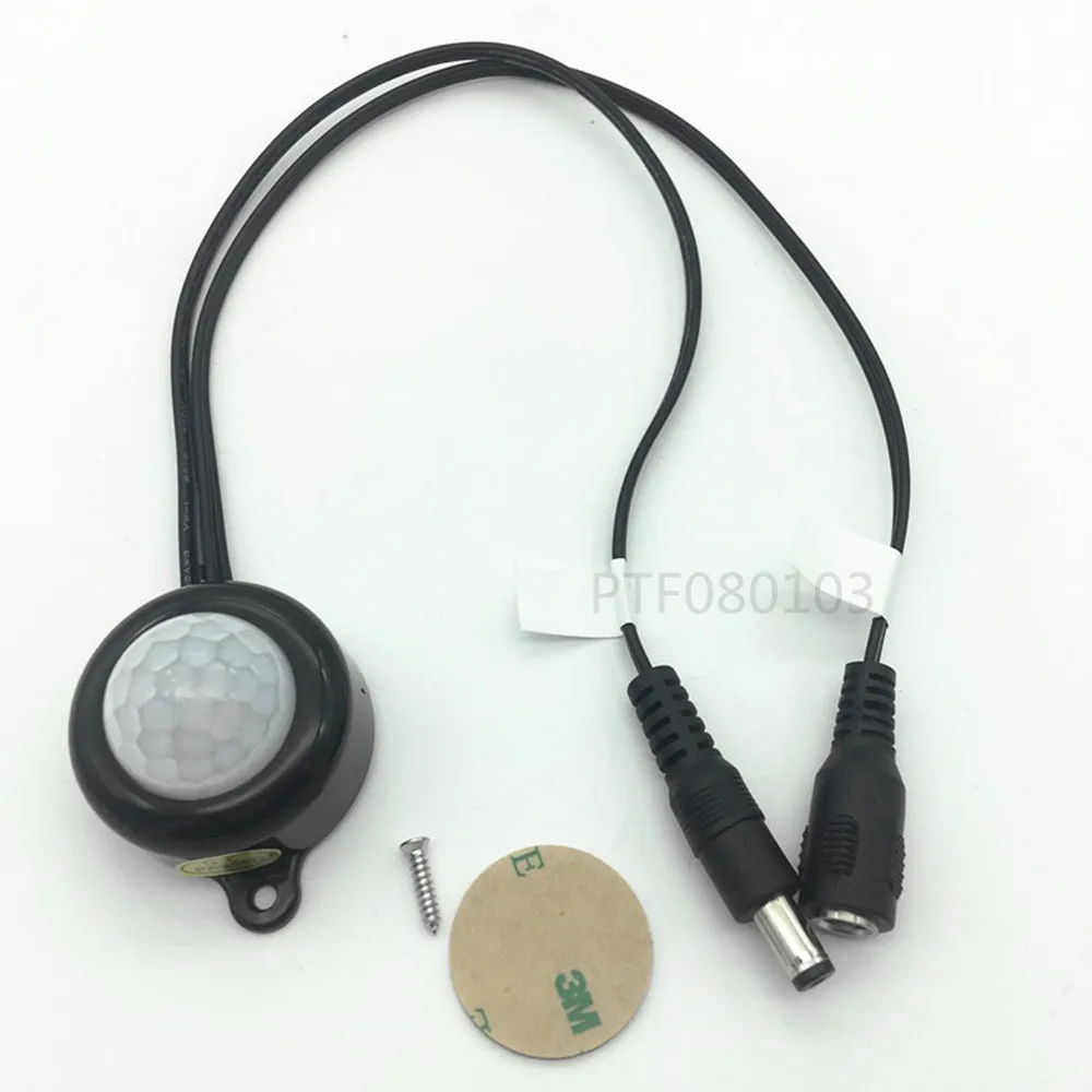 DC 5-24 V/5A с вилкой для светодиодной ленты человеческого тела инфракрасный PIR датчик движения переключатель энергосберегающий TDL-2025-B пластик