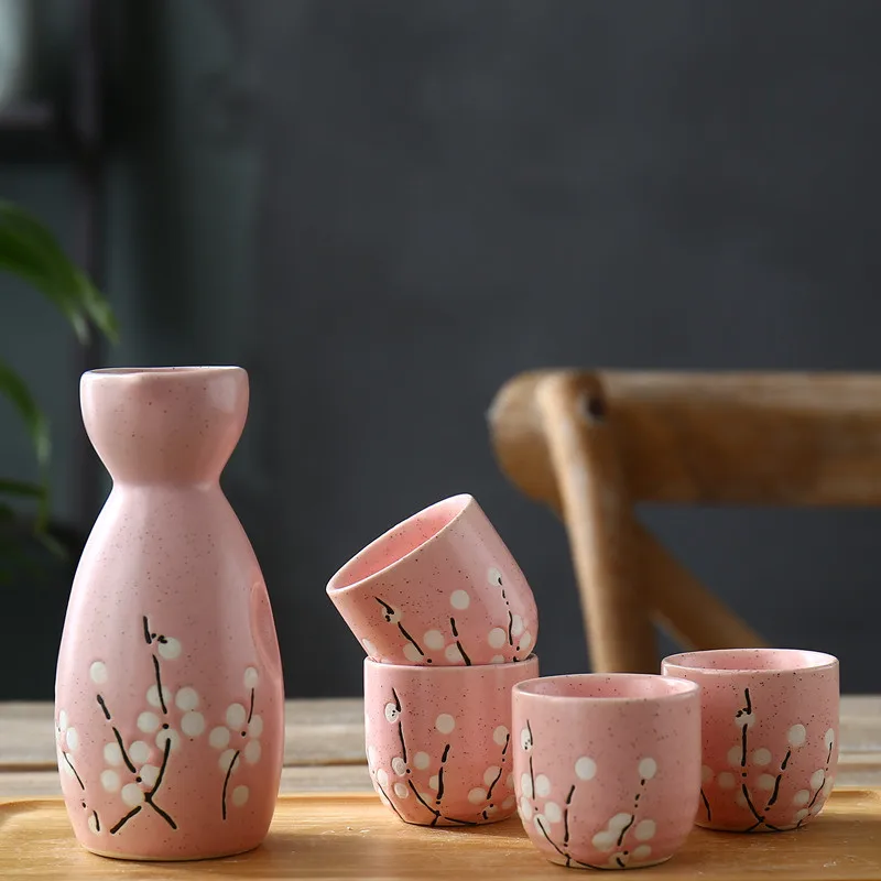 VINTAGE Service à SAKE verre fond PHOTO SEXY asiatique PORCELAINE JAPONAIS japon
