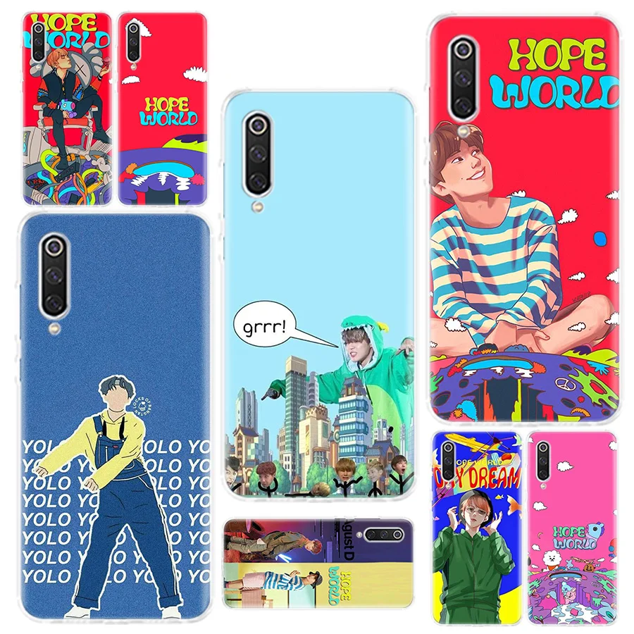 Bangtan Boys надеемся мир чехол для телефона Xiaomi 5X A1 6X A2 A2Lite CC9 A3 CC9E 8 8lite 9 SE 9T Pocophone F1 |