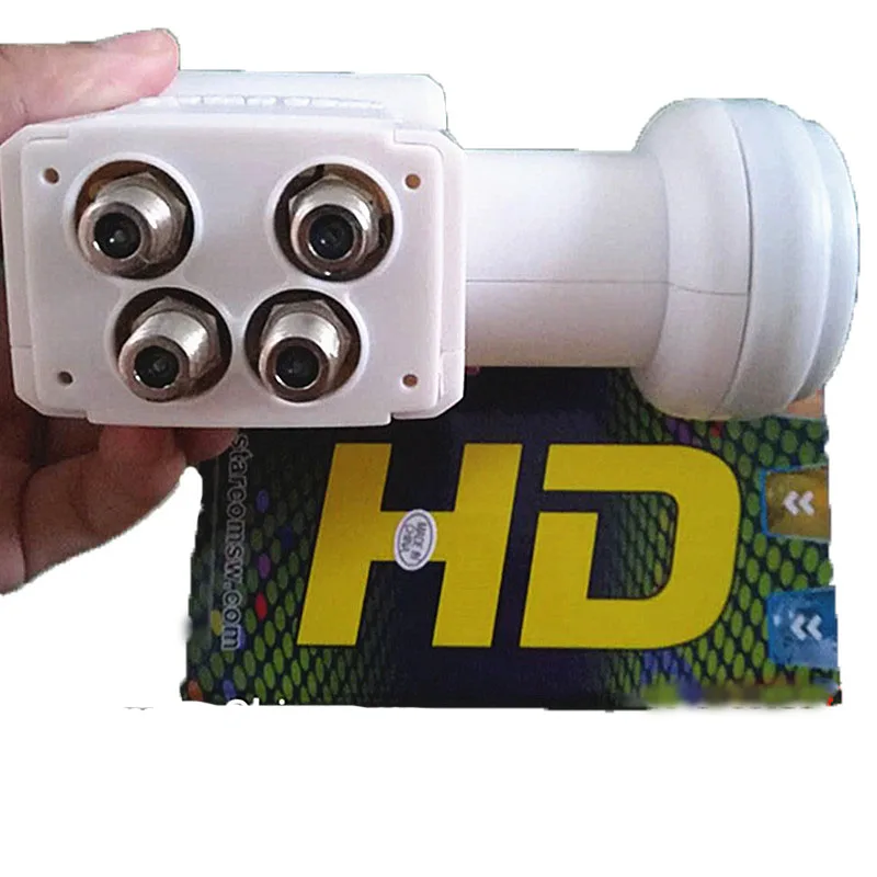Универсальный цифровой спутник Quad LNB SR 4604 MINI HD 4 выхода дБ LNBF Full KU Band Выход
