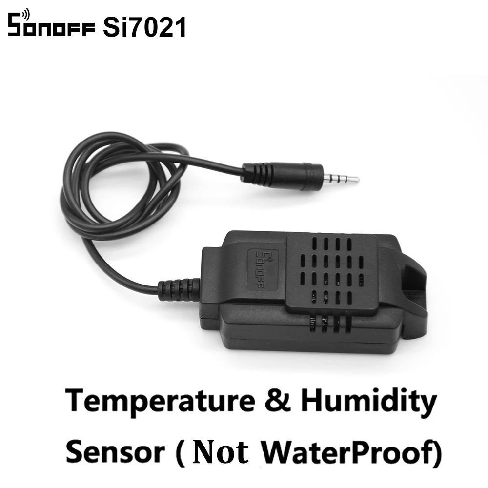 Itead SONOFF Sensor Si7021 AM2301 Temperature Humidity Sensor DS18B20 Sensor With 5M Extension Cable AL560 For Sonoff TH10/TH16 