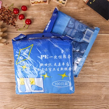 

1000Pcs Disposable Shoe Cover Breathable Dust-proof Non-slip Environmental Protection Plastic Outdoor Rainy Day Waterproof Cover