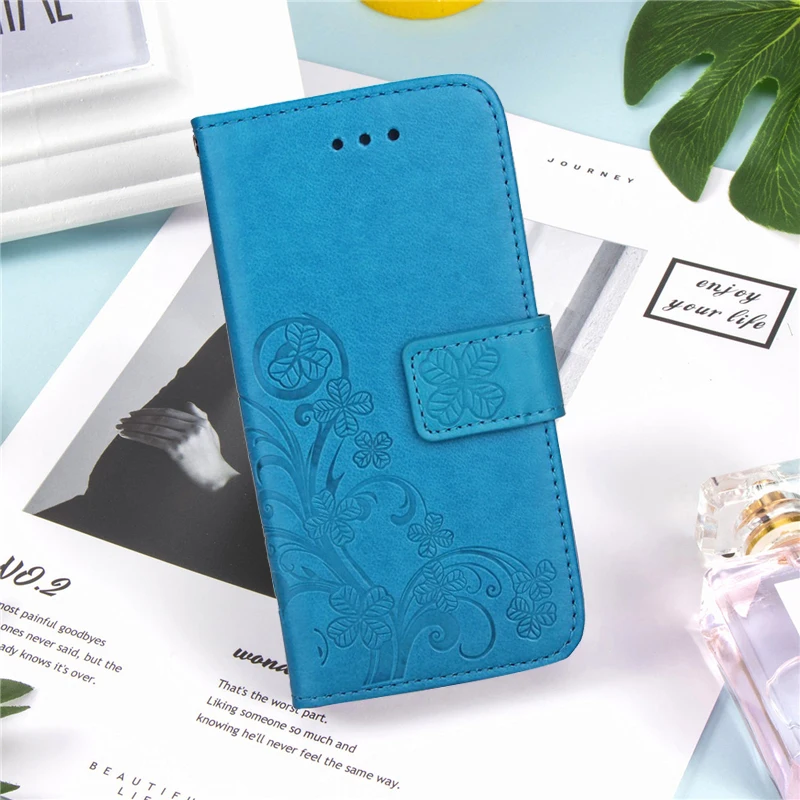 Da Cao Cấp Sang Trọng Lật Quyển Sách Dành Cho Huawei Honor Chơi COR L29 Chơi 3 Hoa Hồng Hoa Ví Đứng Ốp Lưng Ốp Điện Thoại túi Coque 