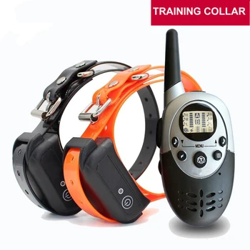

Waterproof Rechargeable Remote Training Dog Collar with Beep/Vibration/Light/Electric/Shock for Small Medium Large Dogs