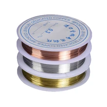 

1 Roll Multi-model Copper Wire Dia0.2 0.3 0.4 0.5 0.6 0.7 0.8 1mm DIY Thread Metal String Beads Wire For Jewelry Making Supplie