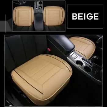 

1pc PU leather seat protector Car Seat Cover Front Seat cushion single seat general purpose car seat cover full cover backless
