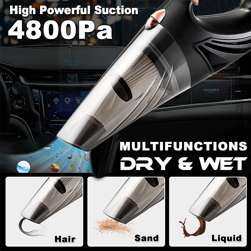 GRIKEY portable vacuum cleaner car handheld vacuum cleaner for car auto vaccum cleaners wet dry vacuum cleaner handheld vacuum cleaner wireless vacuum cleaner portable vacuum cleaner