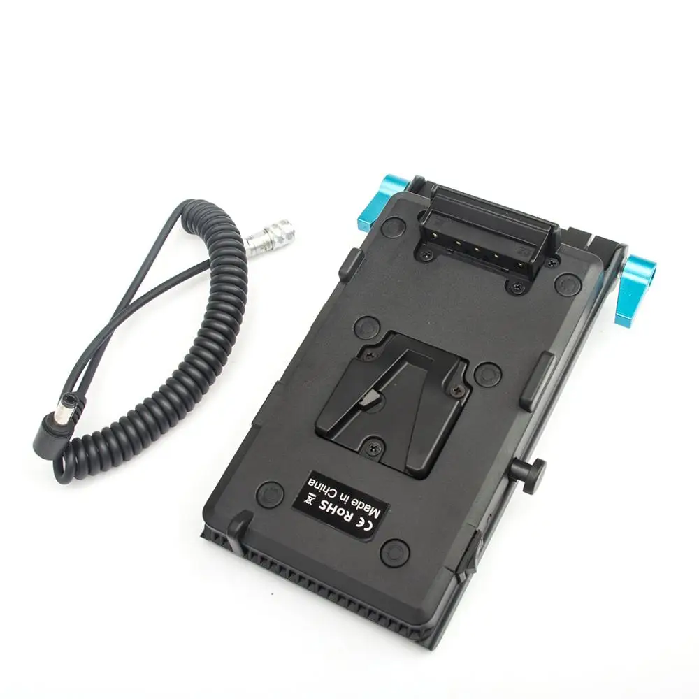 US $76.50 WYVG1 Power Supply System V Mount Battery Plate Adapter with DC to BMPCC 4K6K Cable for Broadcast SLR HD camera