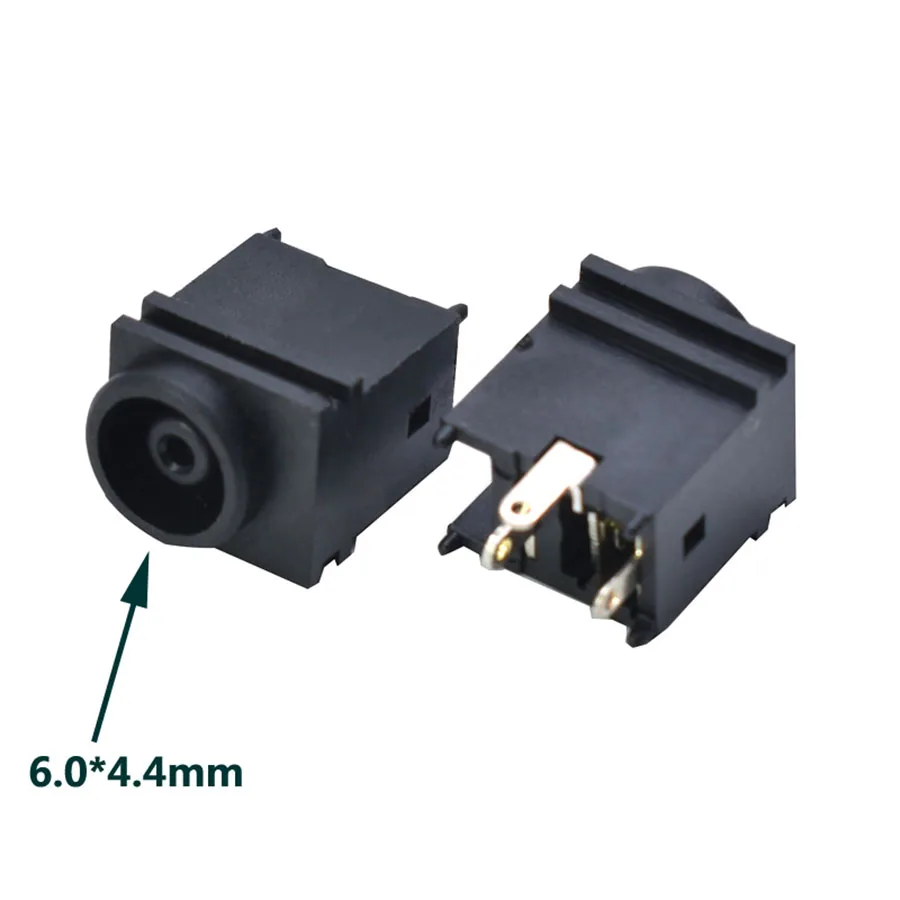 EClyxun 2 шт. DC 6,0*4,4 3 pin разъем питания зарядное гнездо постоянного тока для ноутбука sony Vaio VGN-C FE FS FW FZ NR TZ серии