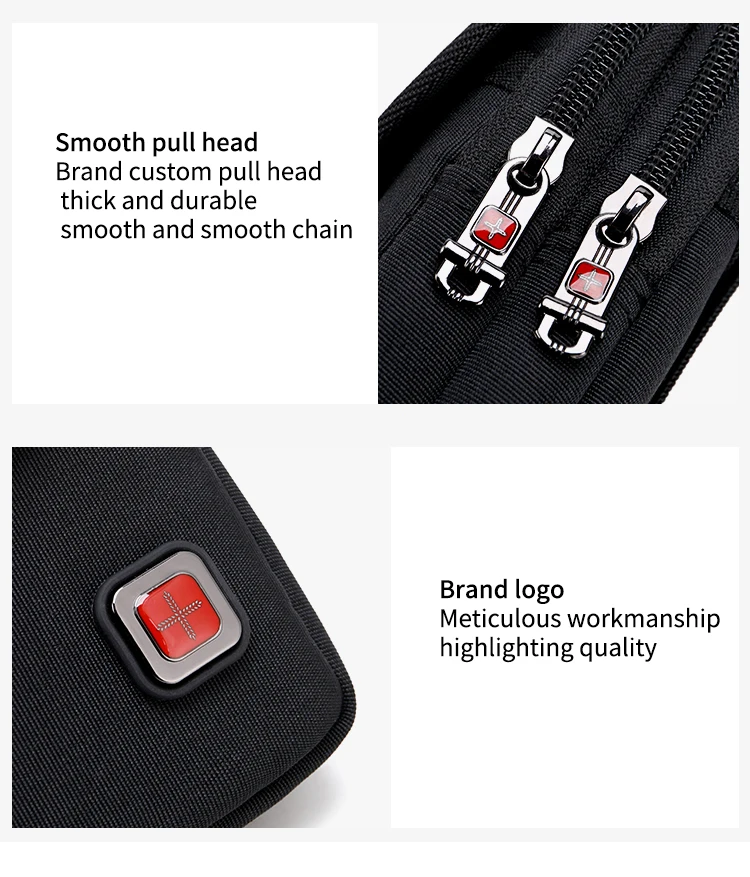 JANGEAR Men Waist Packs Cell Phone Fanny Pack Waterproof Bum Hip Belt Bag Zipper Pouch Purse Small Pockets For Men Hang Around