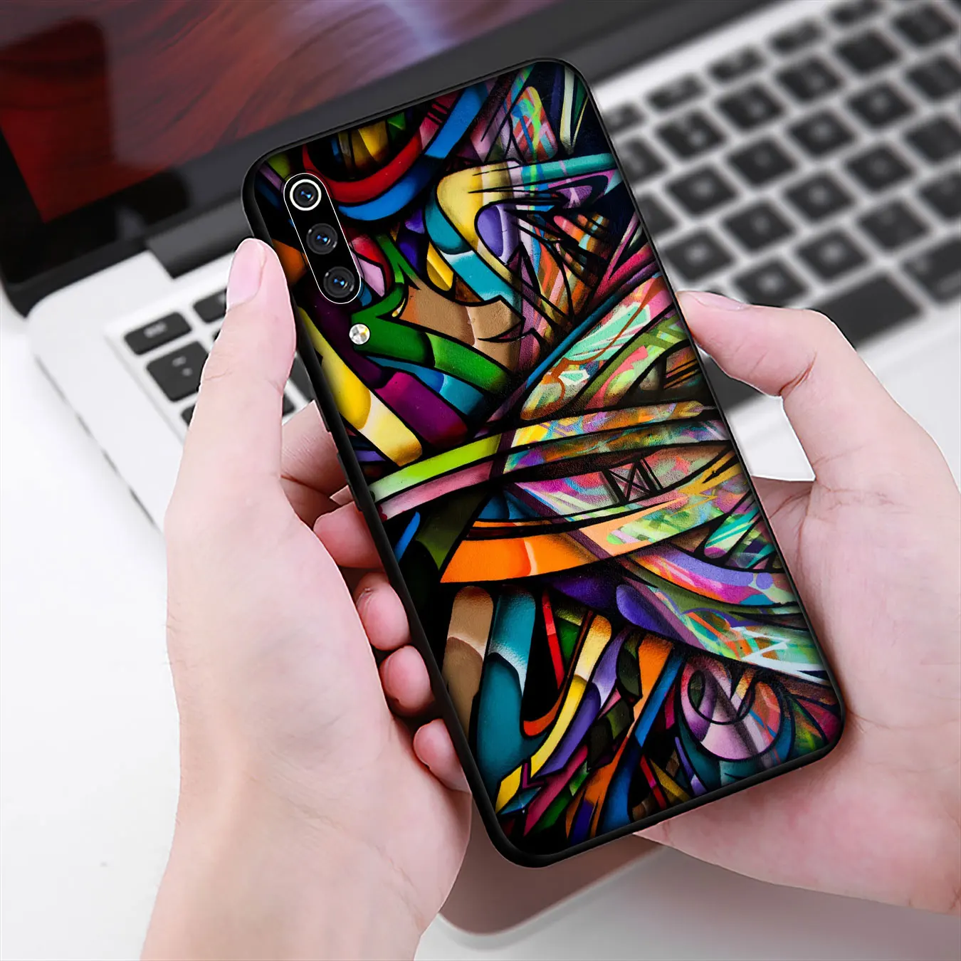 Цветной Радужный Мягкий силиконовый чехол IYICAO для телефона Xiaomi Mi 10 9 9T A3 Pro 8 SE A2 Lite