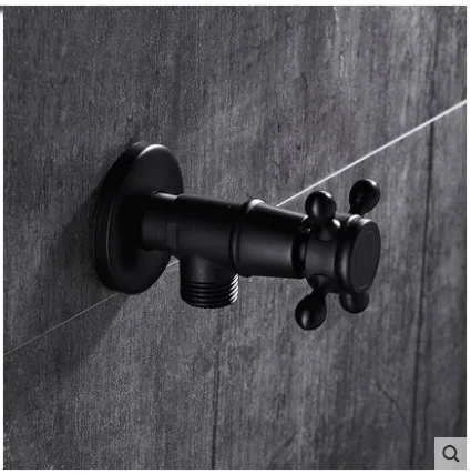 

European Style Copper Retro Black Bronze Water Heater Basin Kitchen Sink Ceramic Basin Toilet Brush Triangle Valve Hot And Cold