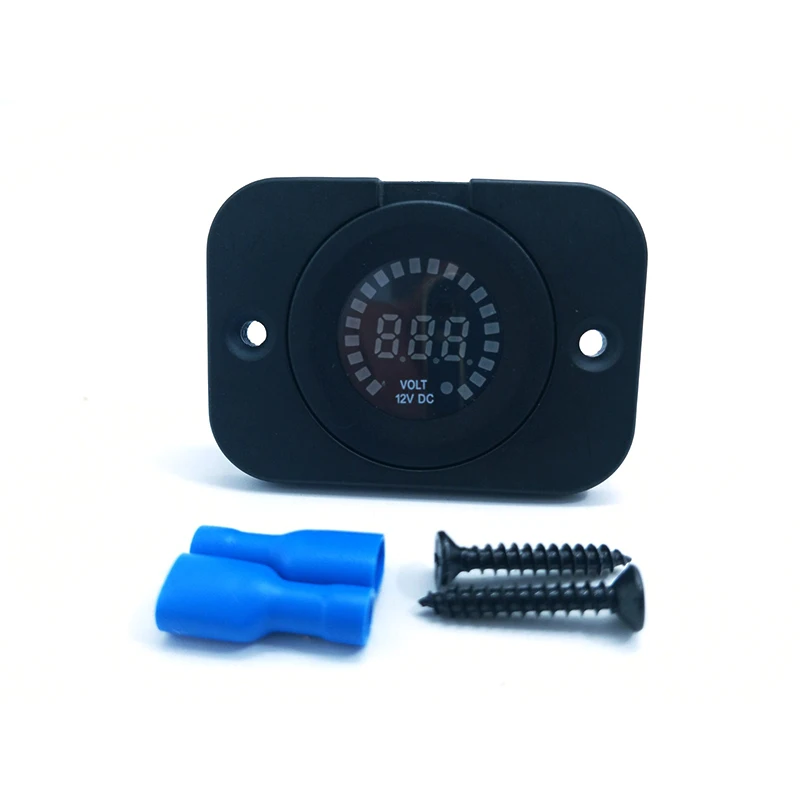 Portable High Quality Meter Display Gauge Voltmeter DC 12V-24V LED Panel Digital Voltage Professional Volt for Car Motorcycle