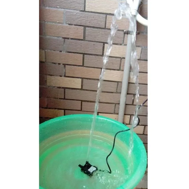 Ультра-тихий Мини DC12V микро Бесщеточный Водяной масляный насос Водонепроницаемый погружной фонтан аквариумный циркулирующий 240л/ч 5 Вт лифт 3 м 0~ 6