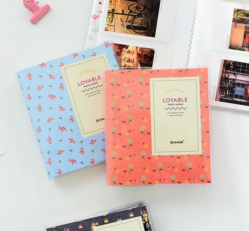 Оптовые поставки мультфильм шаблон Мини Polaroid Вставить Тип PP Альбом карты книги(6-выбор