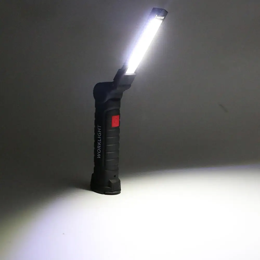 5 режимов COB светодиодный рабочий свет USB Перезаряжаемый Магнитный фонарь гибкая
