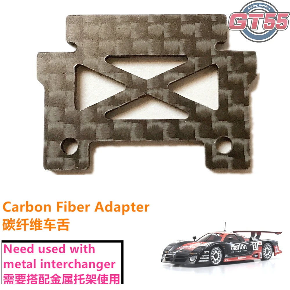 Gt55Racing Kyosho Mini-Z R390 Gt1 Adattatore Per Clip Corpo In Fibra Di Carbonio Mzp438
