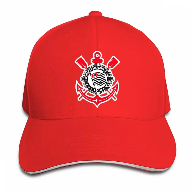 Corinthians Paulista Footballs Soccers snapback Fitness Baseball cap men women Trucker Hats fashion adjustable cap - Цвет: 2-Red