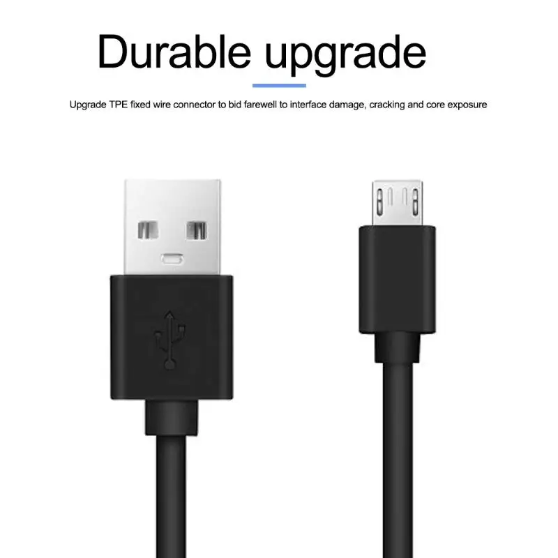 8 м/26 футов кабель для зарядки Micro USB кабель для зарядного устройства камеры кабель-удлинитель для камеры Wyze Cam Pan Oculus Go черный