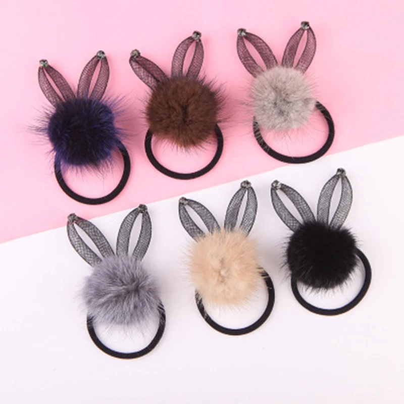 Мода 5 шт./компл. милый кот EarsHair веревки; Детские флисовые джеггинсы с эластичной резинкой Для женщин аксессуар для волос группа нарисованной длинноволосой девочкой, инструмент для Головные уборы клип повязка на голову