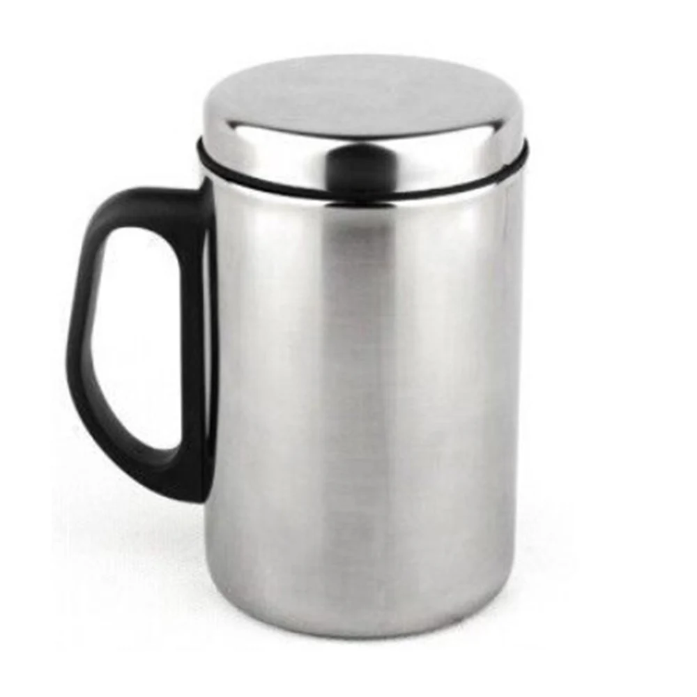 

350/500ML Coffee Mug Thermos Water Bottle Stainless Steel Vacuum Flask Thermobottle Insulation Cup Handgrip Thermal Bottles