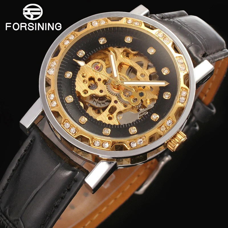 

Forsining Mens Watch Top Brand Luxury Military Sport Hand Wind Mechanical Wristwatch Skeleton Male Clock New relogio masculino