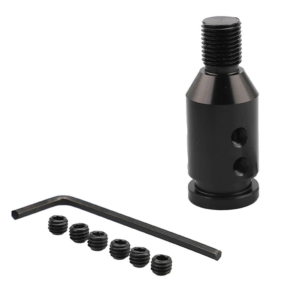 For Non Threaded Shifters M12x1.25 Solid Shift Knob Adapter Aluminum Alloy