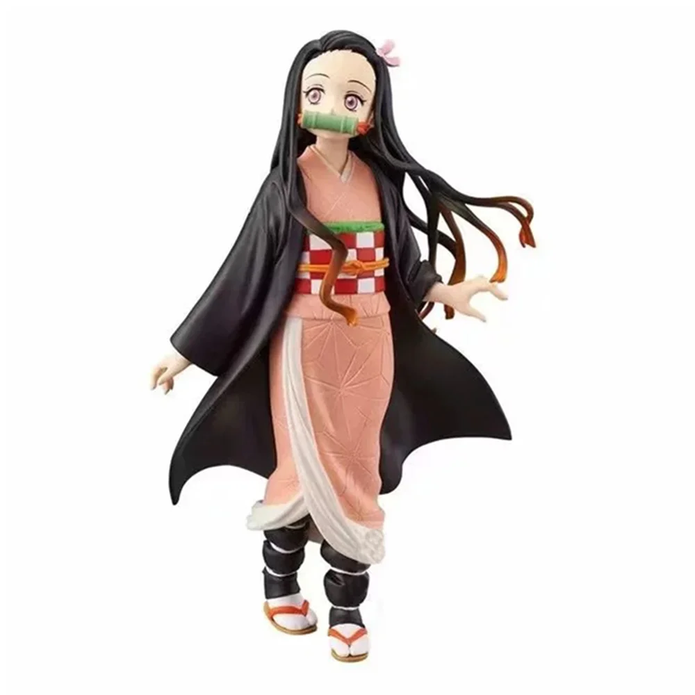Demon Slayer Kimetsu no Yaiba Kamado Tanjirou Kamado Nezuko Action Figure Toys PVC Anime Collectible Brinquedos Model Doll Figma