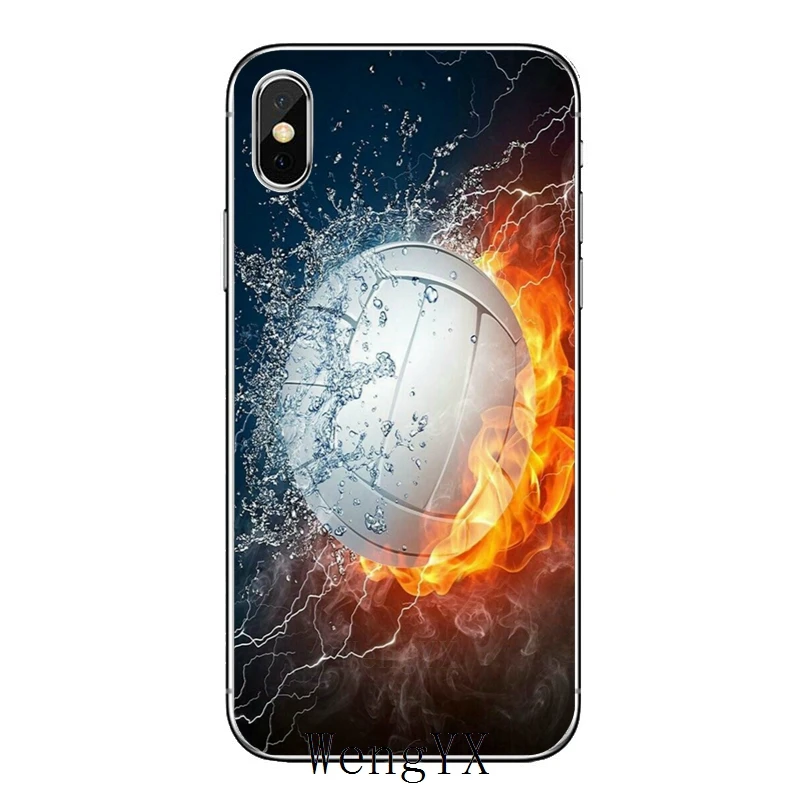 Модный волейбол спортивные для samsung Galaxy S10 lite A10 A30 A40 A50 A60 A70 A6 A8 J4 J6 плюс A9 J8 prime ТПУ мягкий чехол