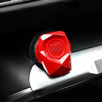 

Car Decor Ignition Switch Trim Red Engine Push Button High Quality New Newest