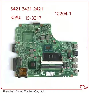 

12204-1 mainboard CN-07GDDC 0606R4 For DELL Inspiron 14R 2421 3421 5421 laptop motherboard with i5-3317U/3337U DDR3 100% tested