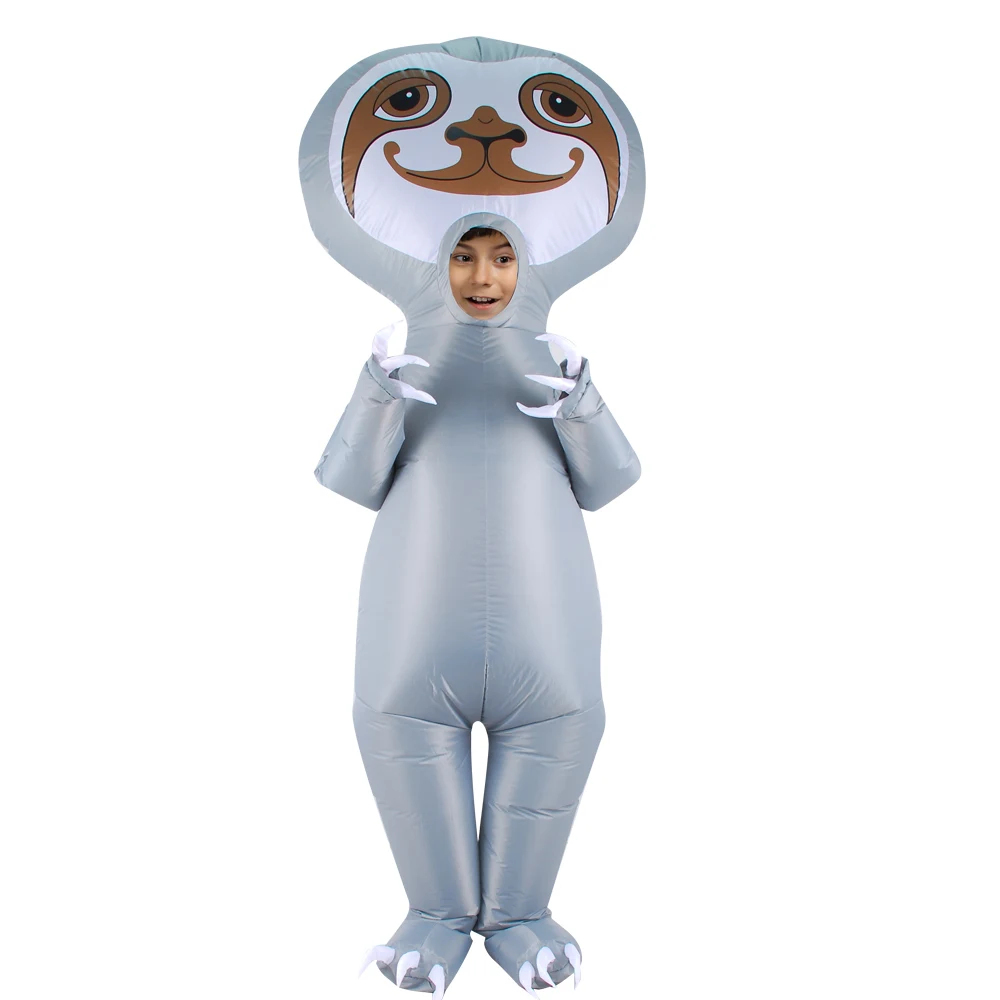 

New Inflatable Giant Sloth Costumes Blow Up Disfraz Fancy Dress Cosplay Halloween Costume For Adult Kid