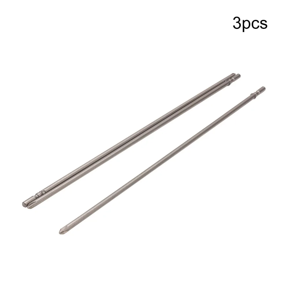 3 шт. 3PH1 5PH1 5PH2 6PH2 S2 Круглый хвостовик отвертка Philips Bits 150/200/300 мм Длина 5/6 мм диаметр стержня магнитные Биты