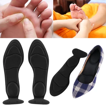 

1 Pair Memory Foam Massage Insoles Adjust Shoe Code High Heel Insoles Pads Relieve Foot Pain Non-slip Sweat Absorbent Insole
