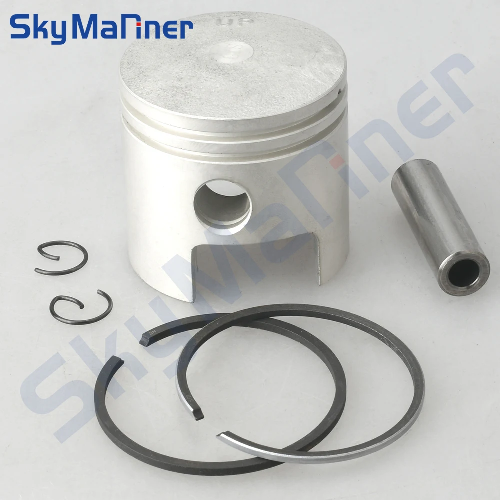 

677-11631 PISTON KIT RING SET ASSY 677-11630 647-11610 Fit For Yamaha Outboard Engine 5HP - 8HP 50MM Boat Motor