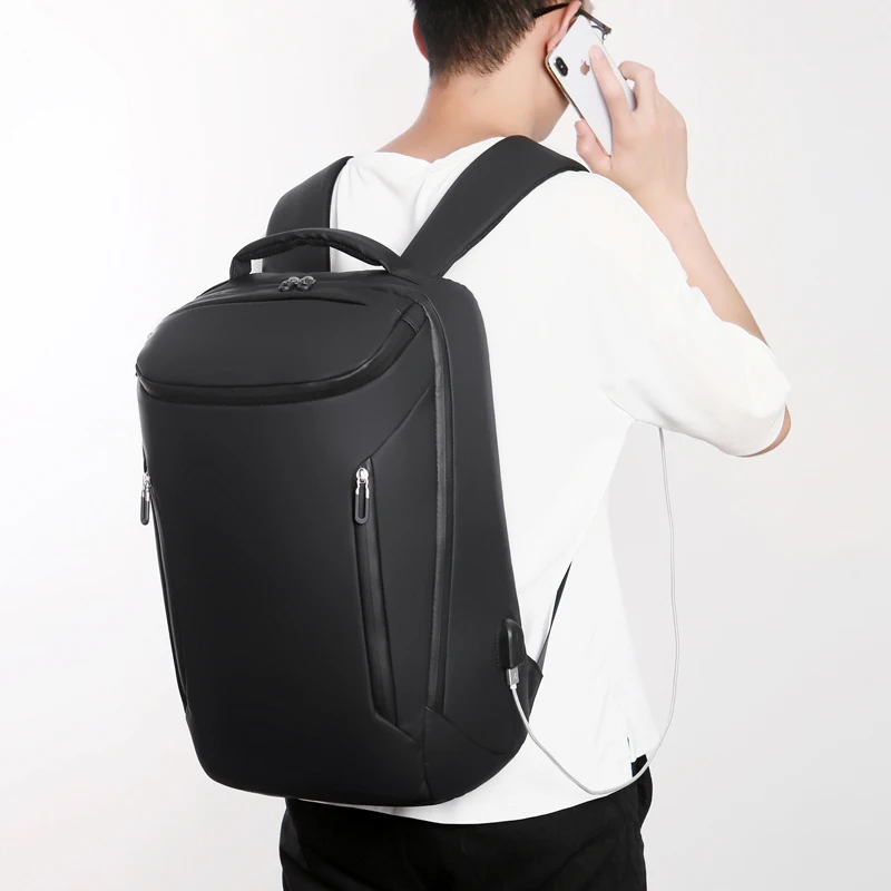 Мужской рюкзак, подходит для 17 дюймов, для ноутбука, USB, для подзарядки, многослойный, для путешествий, мужская сумка, анти-вор, Mochila
