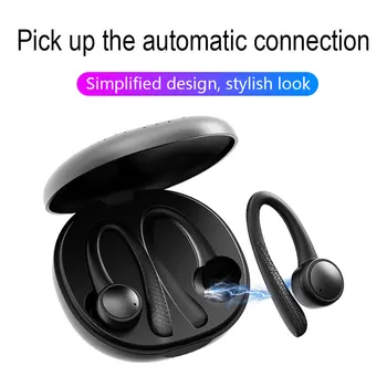 

2pc Smart Earphone Standby Mode Waterproof Car Bluetooth Headset Siri/Google NOW Over The Ear Bluetooth Earphone