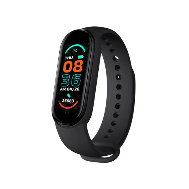 2021 M6 Smart Bracelet Women Men Kids Heart Rate Blood Pressure Monitor Waterproof Sports Band Fitness Tracker Smartwatches 